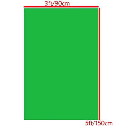 100*150cm Photography Backdrop Non-woven Green Screen Backdrop Cloth Solid Color Photo Background Photo Studio Accessories