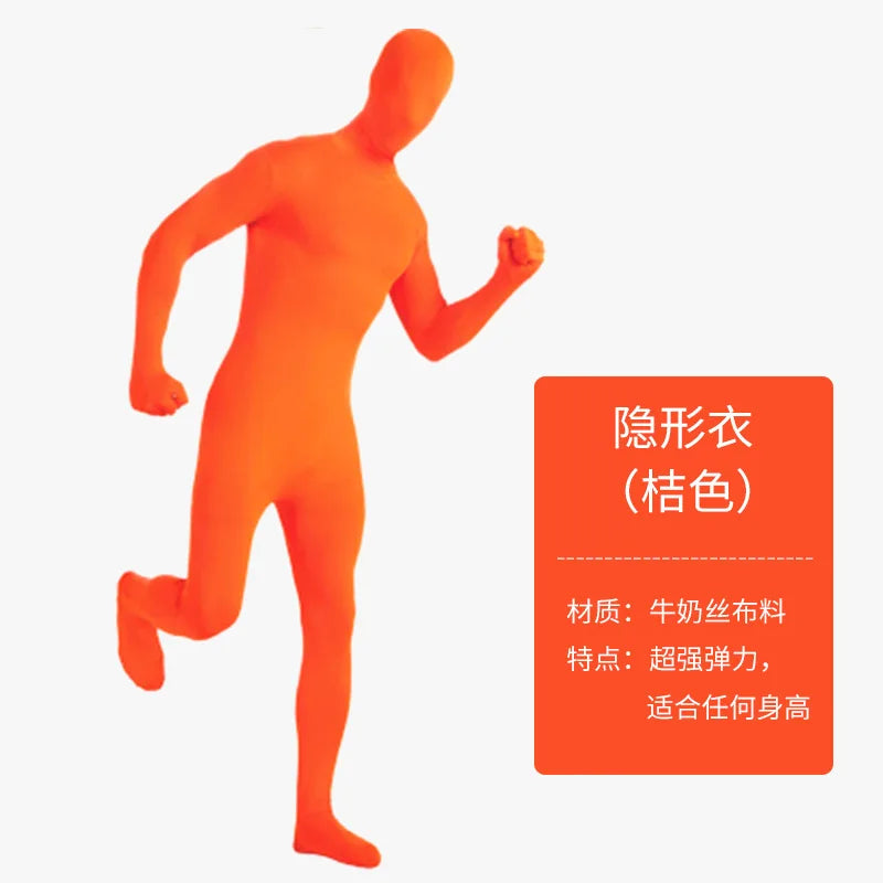 Green Screen Suit Jumpsuits for Movie Video Invisible Effect Full Body Photographic Filming Studio Props Adult Cosplay Costume