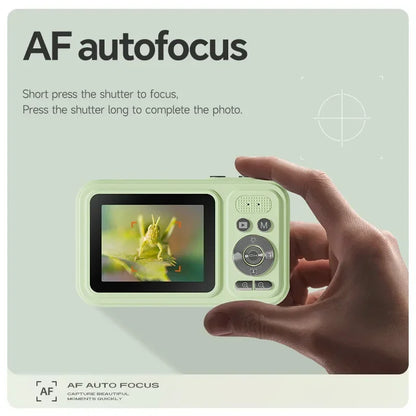 K Digital Camera Autofocus Vlogging Camera HD 24MP with 2.4" Large Screen Camcorder Camera for Photography for Kid Adult Photo