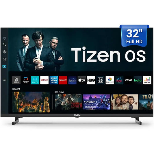 32 Inch 1080P HD Smart TV with Tizen OS TV Compatible HDR ull HD Slim Design Smart TV or Monitor with HDMI, Dolby Audio, Voice R