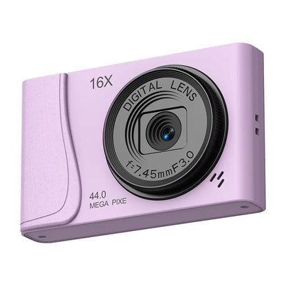 Retro CCD 24 Million Pixels Camcorder 4K Digital Camera 16x Zoom Compact Cameras Auto Focus for Adult Beginners Kids Photograph