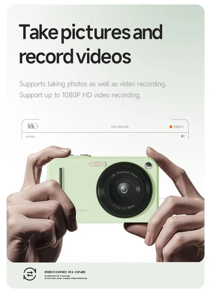 K Digital Camera Autofocus Vlogging Camera HD 24MP with 2.4" Large Screen Camcorder Camera for Photography for Kid Adult Photo