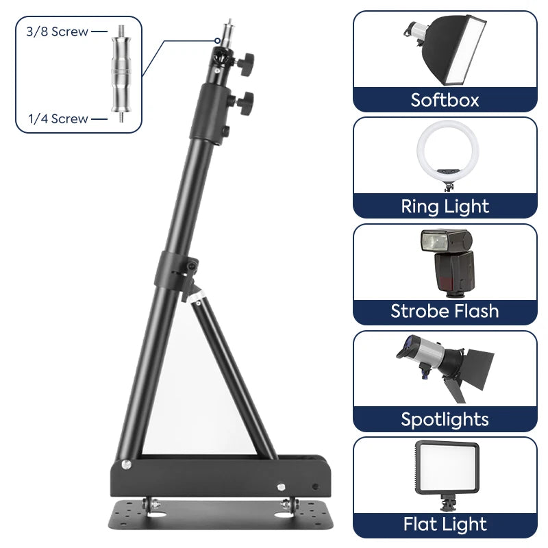 22" Ring Light Kit With Boom Arm Stand, 3200-6500k Dimmable Led Video Light,With Carrying Bag For Phone,Barber Shop,Beauty Room