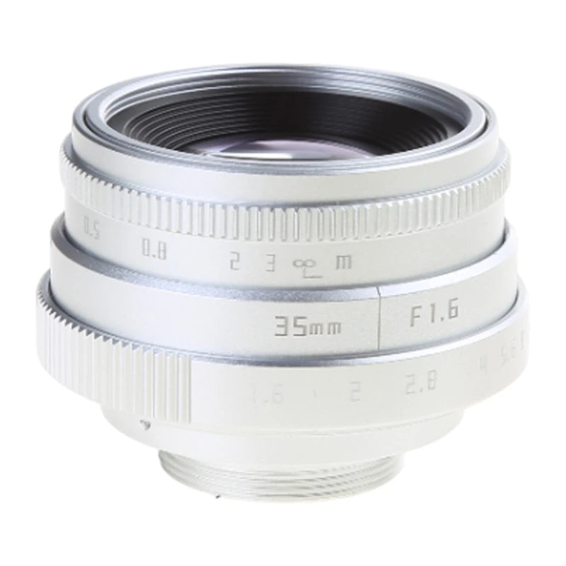 Large Aperture Large Aperture Manual Camera Lens 35mm F1.6 Mini Lens For A6000 X-T10 X-A3 X-E2 Camera Accessories