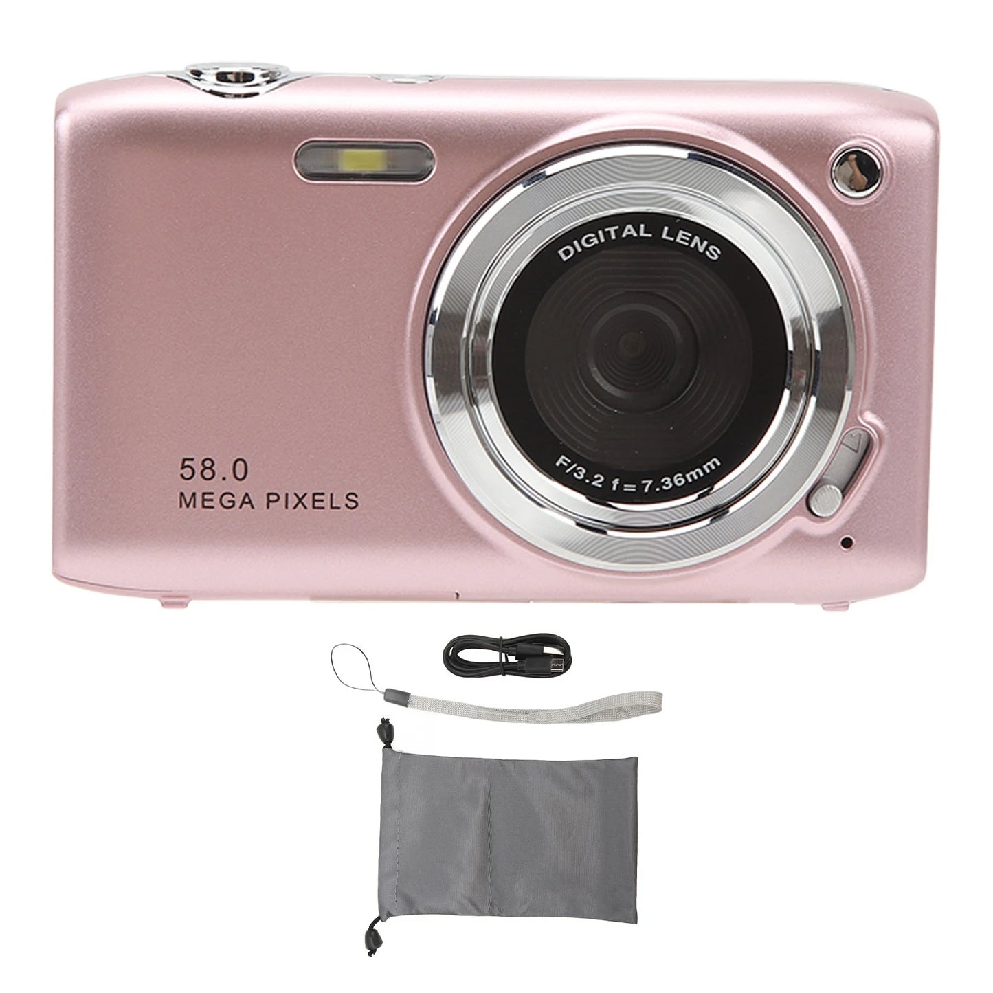 4K Digital Camera Digital Camera 2.88 Inch Screen 58MP 4K HD 16X Zoom Fixed  Macro Timed Photography Digital Video Camera
