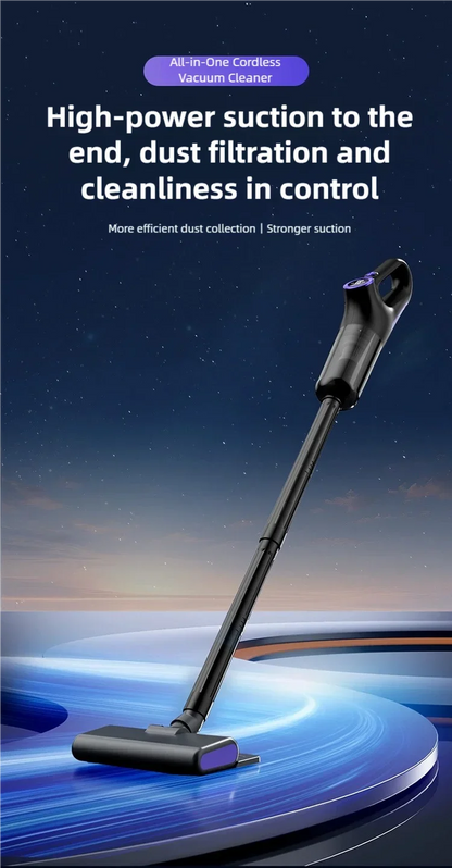 Hot-selling wireless car household vacuum cleaner, lasting battery life and strong suction, LED screen display,