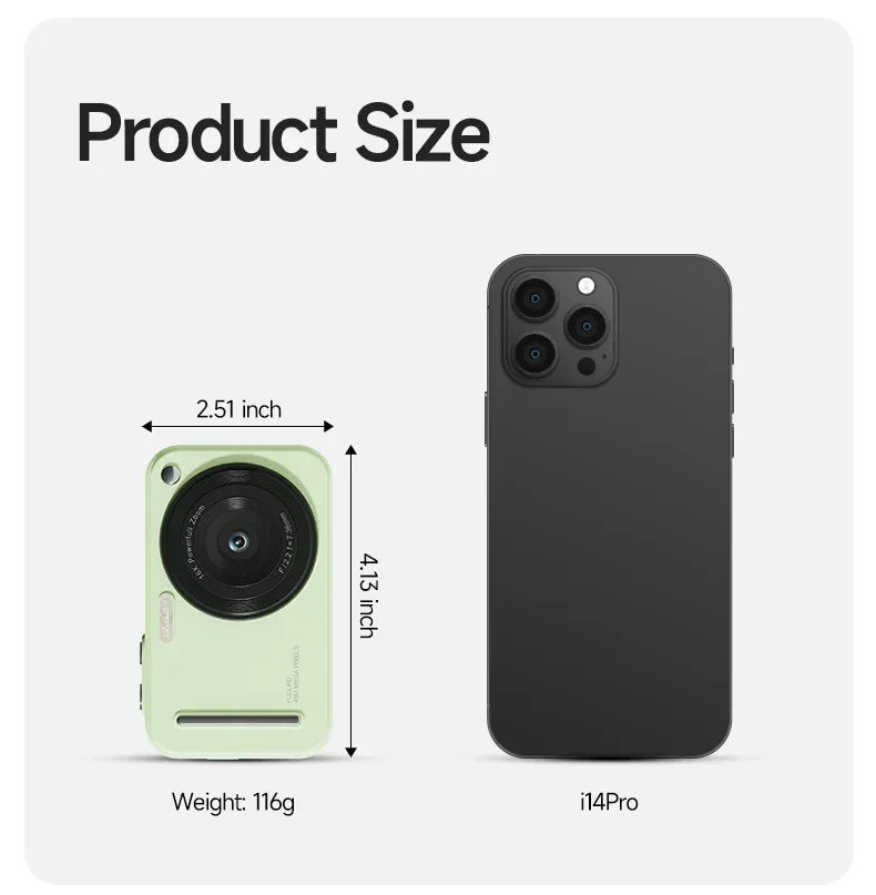 K Digital Camera Autofocus Vlogging Camera HD 24MP with 2.4" Large Screen Camcorder Camera for Photography for Kid Adult Photo