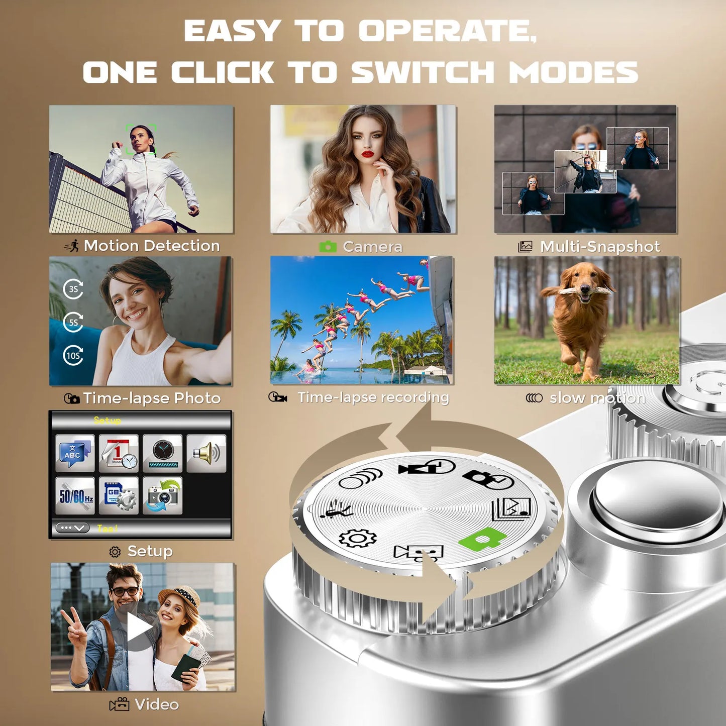 9PC 4K Digital Camera, 48MP Vlog , 16X Zoom, Auto Focus, 2.8'' Screen Photography Travel Selfie Household Professional Camera.