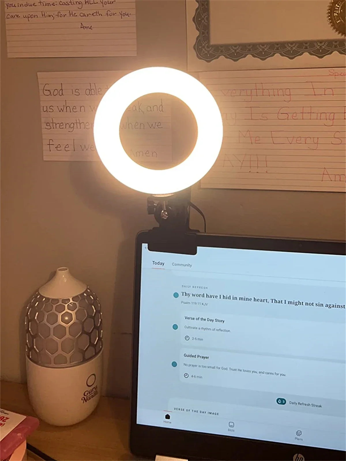 LED Selfie Ring Light 6-inch USB Plug 3-tone Lighting Photography Light Video Recording Live Broadcast Fill Light