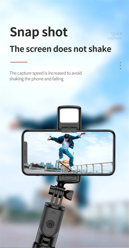 FGCLSY New Tripod for Smartphone Camera,Stand with Bluetooth shutter and light,Wireless Selfie Stick brackets with Phone Holder