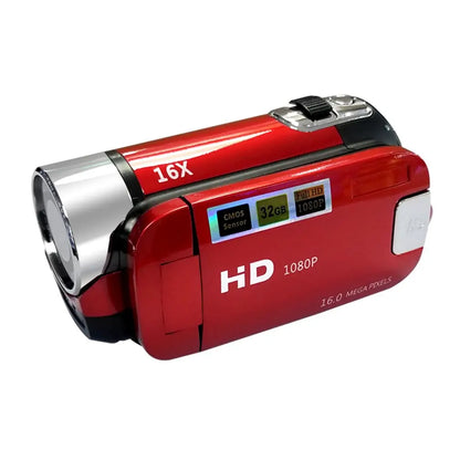 Vlog Camera 1080P Full HD 16 Million Pixel DV Camcorder Digital Video Camera Screen 16X Night Shoot Zoom Digital Zoom Wholesale