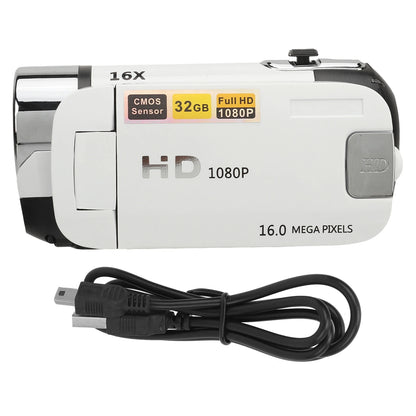 D90 1080P 16MP Digital Camera 2.4 Inch Rotatable Screen Camcorder 16X Zoom HD Video Recorder with Fill Light HD Video Camcorder