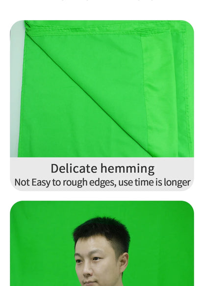 GAINVANE Photography Backdrops White/Black Muslin Cotton Green Screen Chromakey Photo Background Cloth For Photo Shoot Props