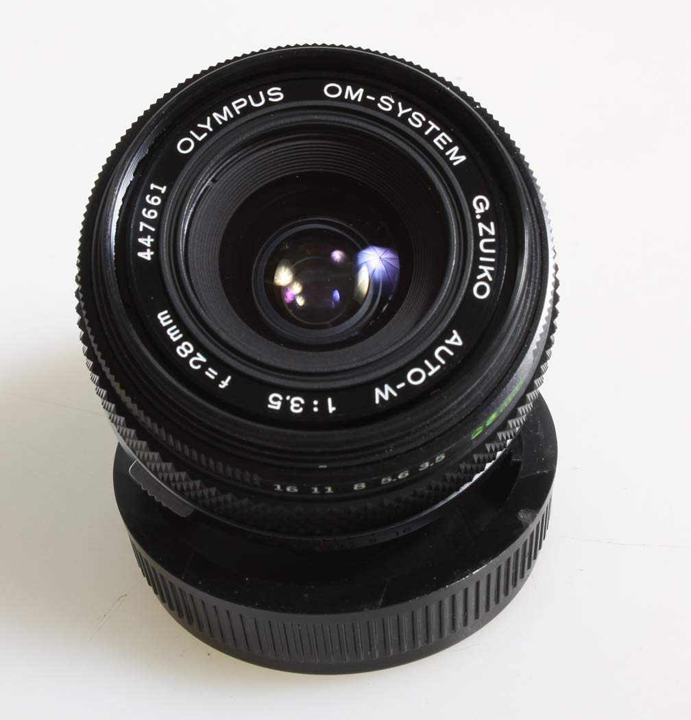 Olympus 28MM F3.5 Wide Angle SLR DSLR Olympus OM Mount Camera Lens (Renewed)