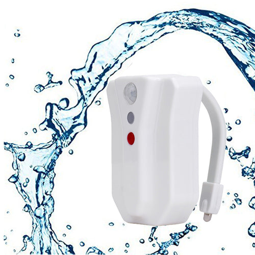 LED Toilet Seat Light with Dual Sensors and Waterproof