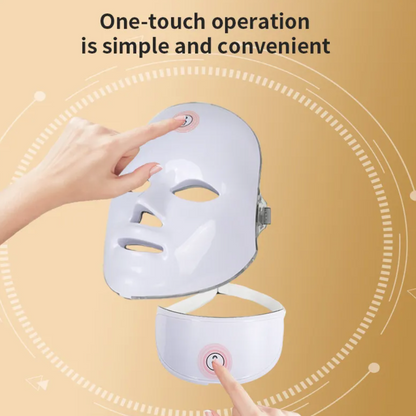 Colorful LED Facial Beauty Mask Device